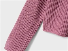 Name It mauve orchid loose short striktrøje